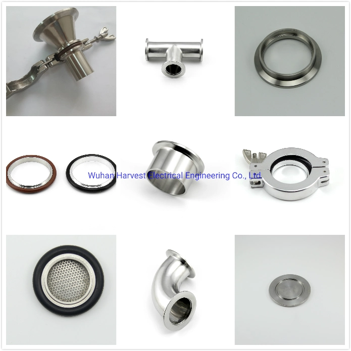 SS304 Vacuum Nw63/Nw80/Nw100/Nw160/Kf63/Kf80/Kf100/Kf160 Vacuum Clamps Vacuum Component for Vacuum System