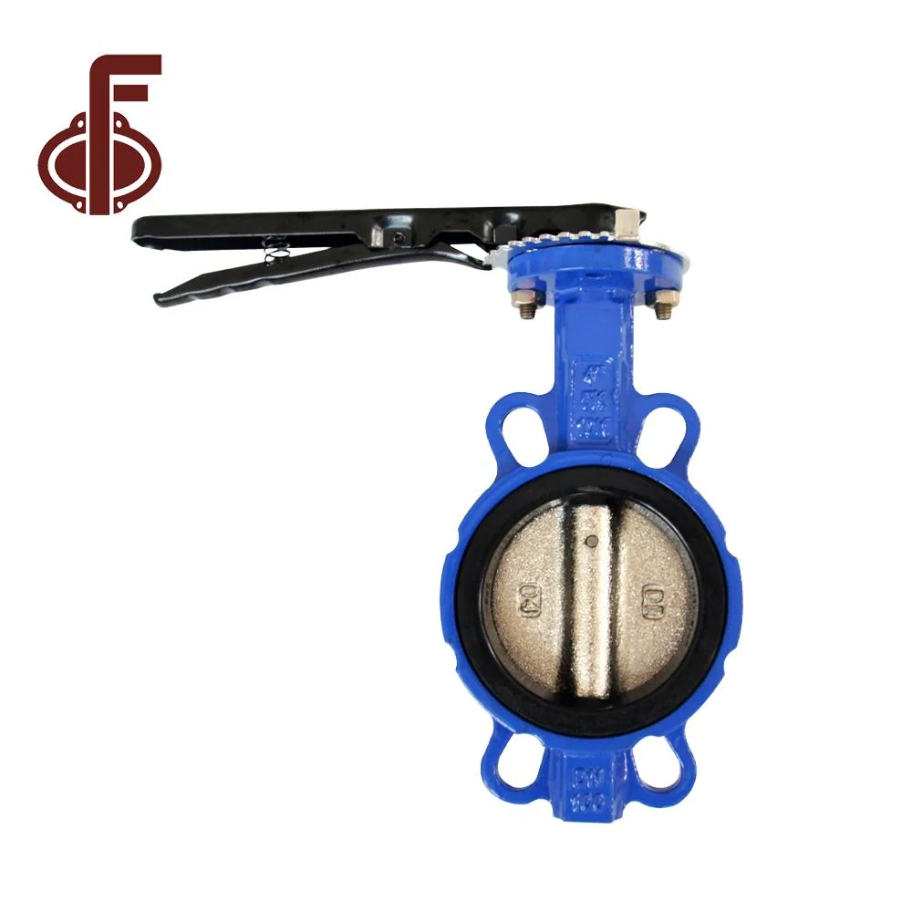 OEM/ODM China Factory Goods Pneumatic Electric Actuator Solenoid 4" with PTFE Liner Wafer JIS10K Pn16 ANSI150 Butterfly Valve Prices