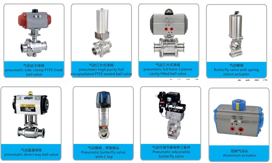 Pneumatic/Electric IP67 Aluminum Rack Pinion Single Double Acting Air Torque Spring Return Linear Rotary 90/120/180 Degree Actuator for Ball Valves (JN-BV1019)