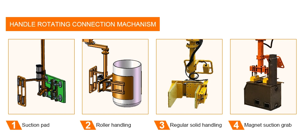 100kg Industry Manipulator Block Handling Manipulator Arm with Magnetic Suction Material Handling Equipment Steel Lift